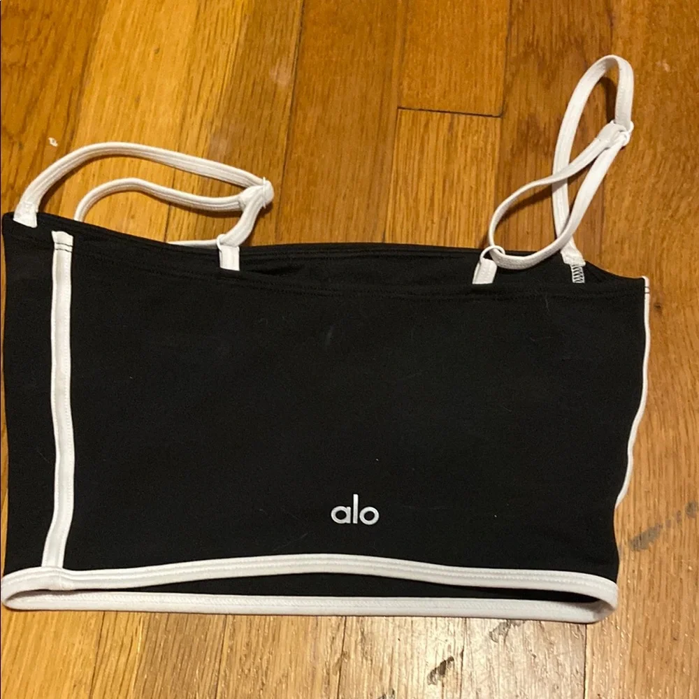 White Alo Skirt And Black Alo Top